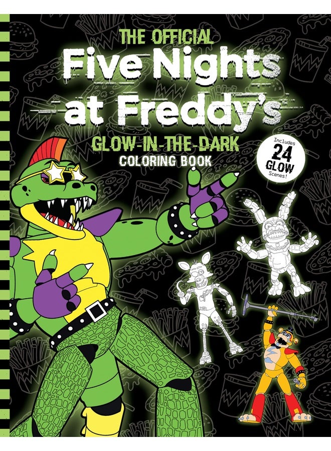 Five Nights At Freddy's Glow In The Dark Coloring Book